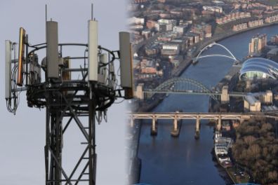 5g technology in gateshead - an ugly mast